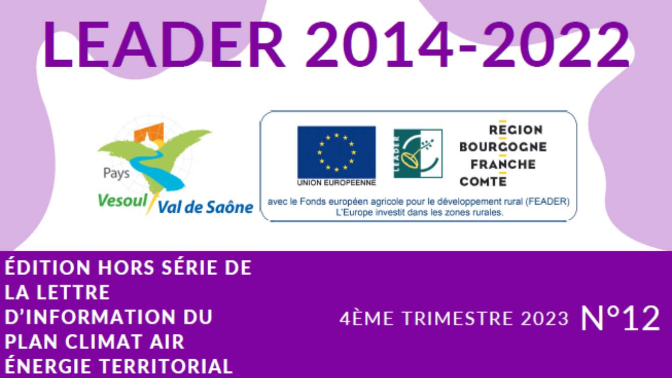 Bilan LEADER 2014-2022